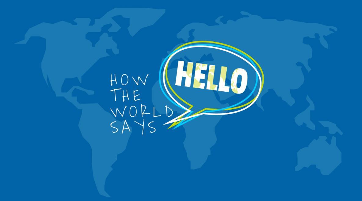 كيف تقول مرحبا بلغات العالم
